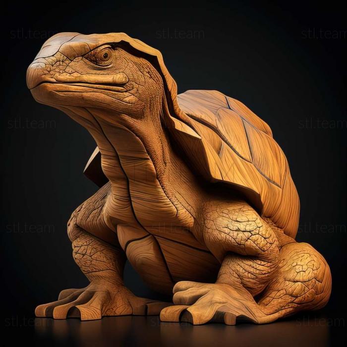 3D model Campyloneurus quadraticeps (STL)